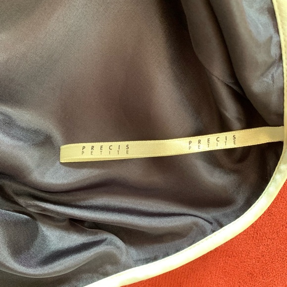 Precis Petite Black & White Polka Dot Skirt with Bottom Ruffle Size 38 (8-10) - Picture 4 of 7